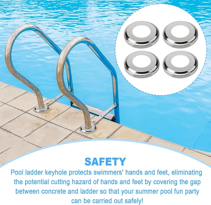 Escudo de escalera para piscina con diámetro 1.9 in miniatura 7