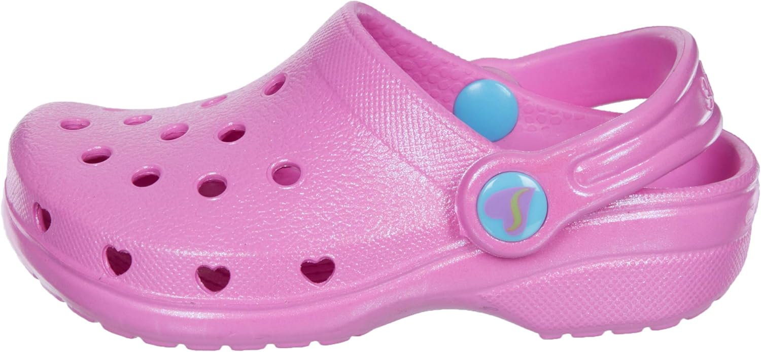 Skechers Girl's Foamies Heart Charmer - Sweet Breeze, Pink, 5 Little Kid