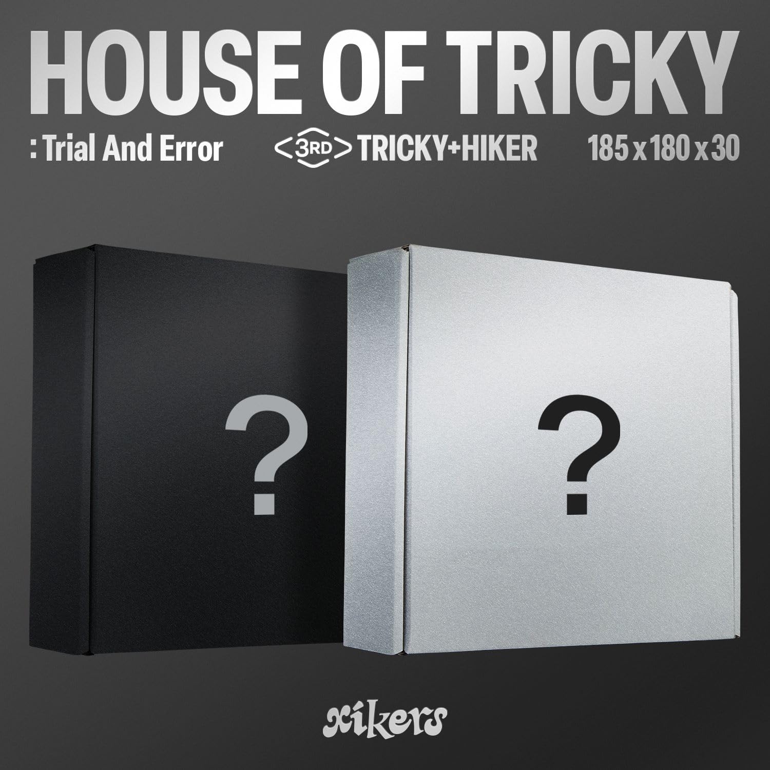 xikers 3rd Mini Album [HOUSE OF TRICKY Trial and Error] CD, Book, and Poster
