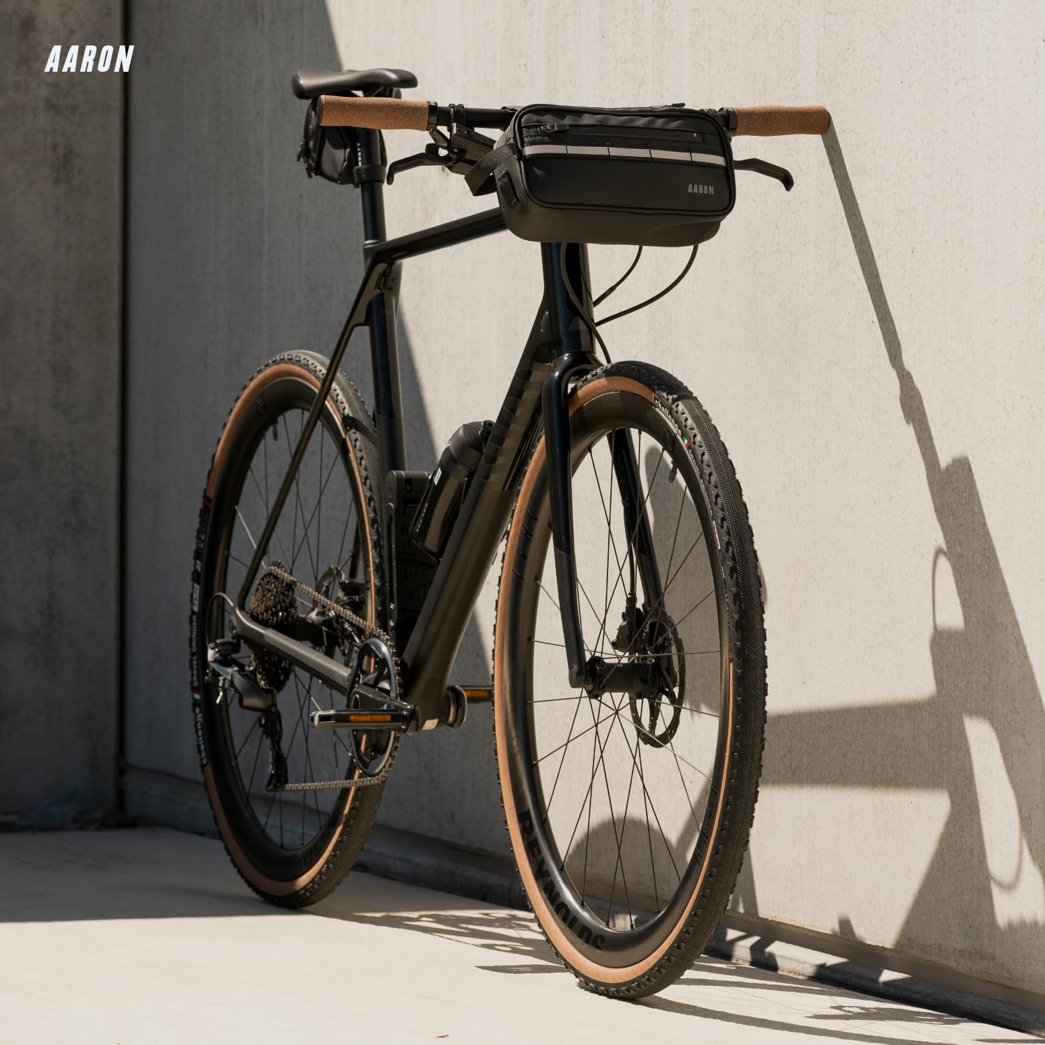 AARON Urban Fahrradpedale mit Reflektoren, abgedichtetes Industrie-Kugellager, Zubehör für E-Bike, Trekking Bike, City Bike, Schwarz