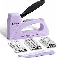 THINKLEARN Light Duty Staple Gun with 1600 JT21 Staples 1/4" 5/16" 3/8", Remover - Upholstery Crafts Classroom Bulletin Board