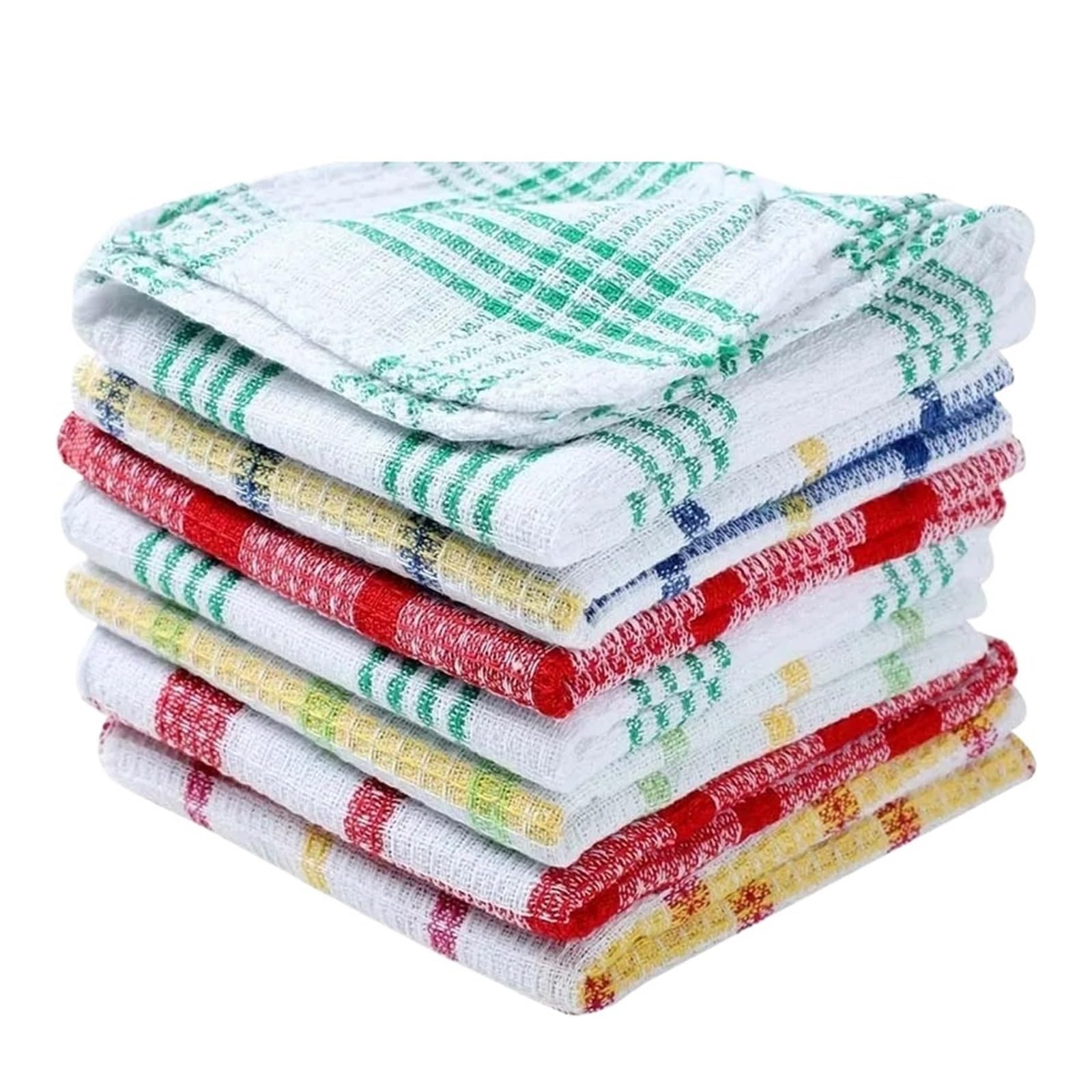 kitchen towels 1/3/5 pezzi Strofinacci classici in cotone a quadretti