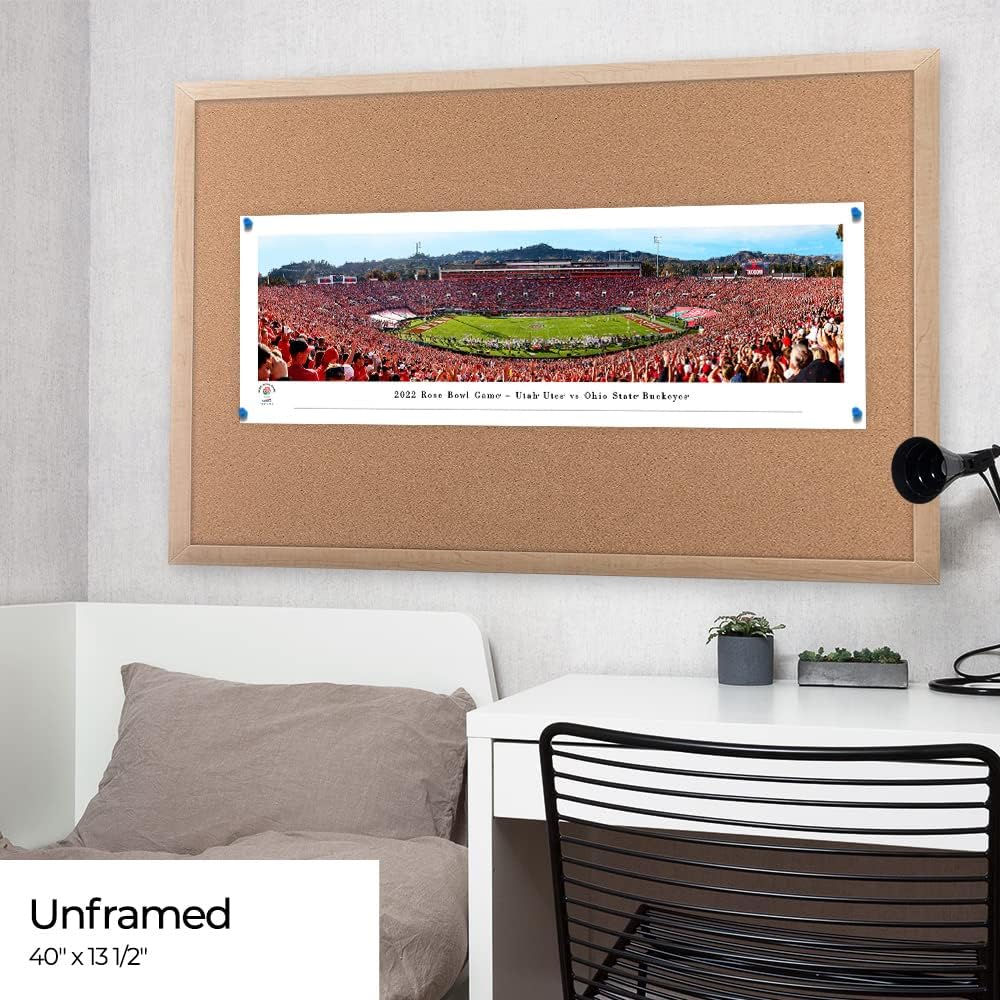2022 Rose Bowl Game, Utah vs Ohio State - Panoramic Posters and Framed Pictures by Blakeway Panoramas