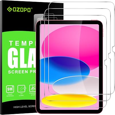 3-Pack Screen Protector for iPad (A16) 11th/10th Generation (2025/2022)