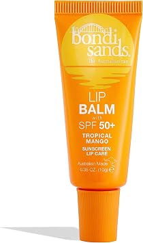 Bondi Sands - Lip Balm SPF 50+ Tropical Mango - moisturizing lip balm with SPF 50 for advanced sun protection, 10 g