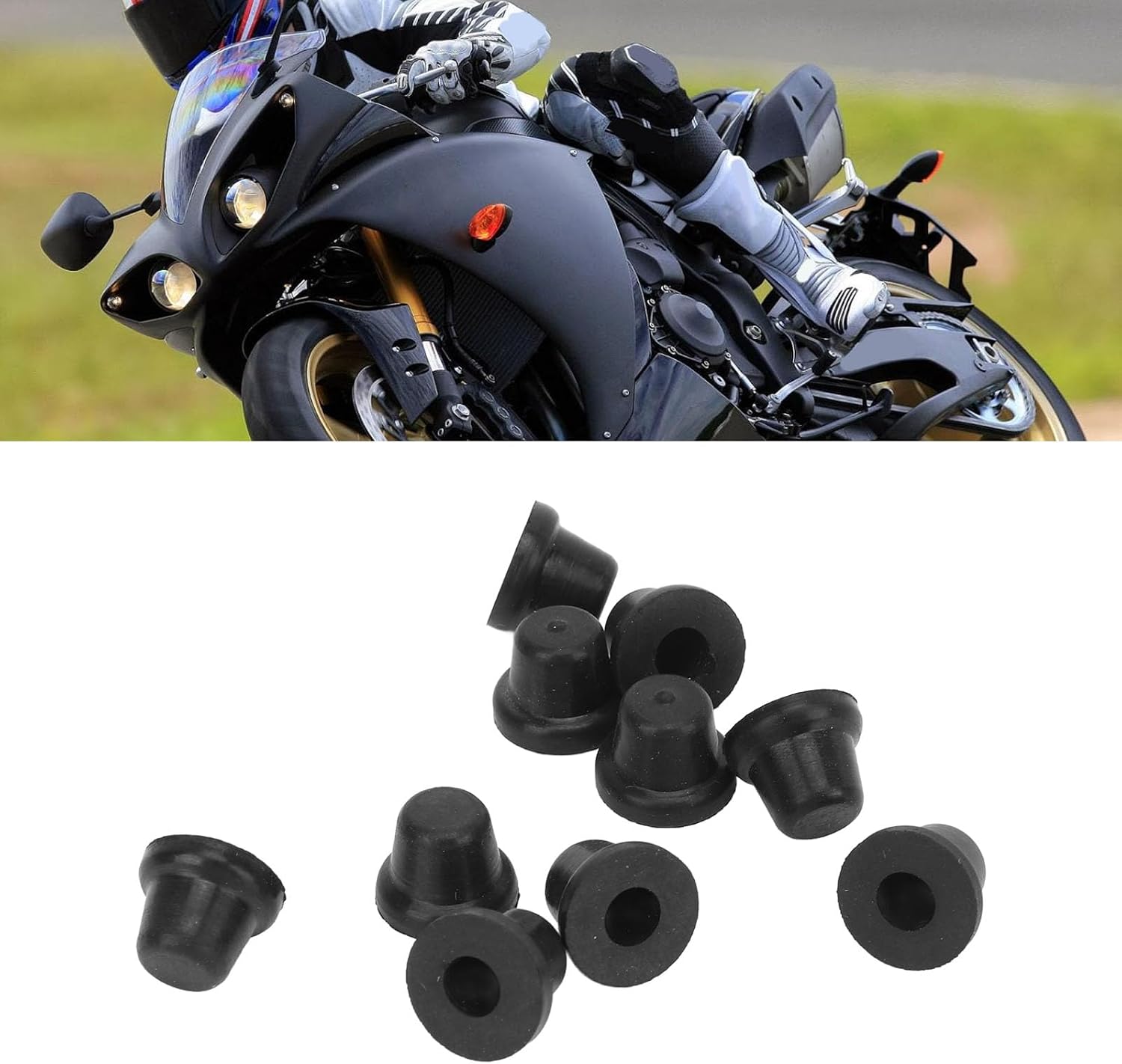 10PCS Rubber Bleed Nipple Covers, Brake Bleeder Screw Caps, Protective Grease Covers for Cars, Motor Bikes and Machines