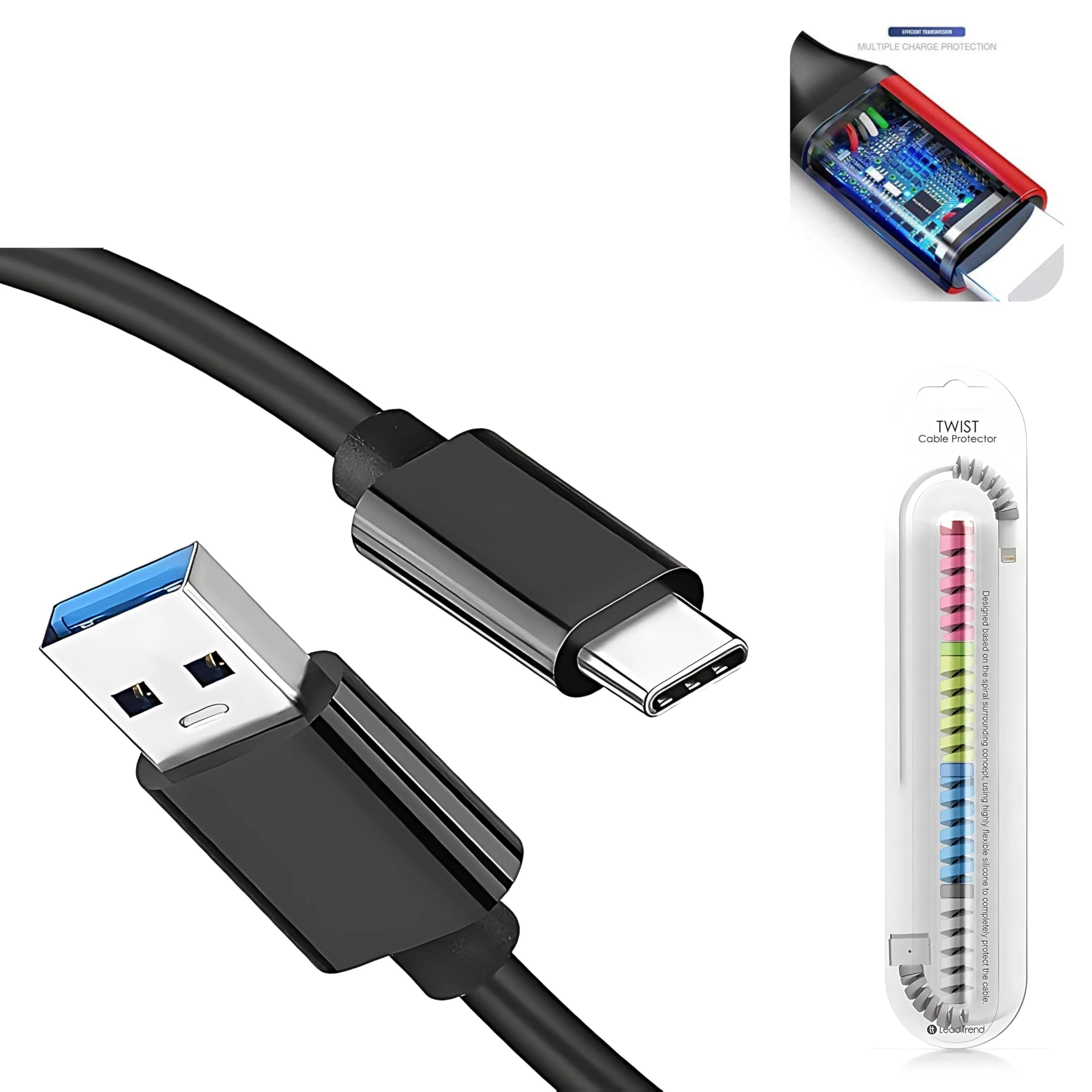 ENTRONZ USB C Cable 10Gbps Data Transfer, USB C 3.1 Gen 2 to USB-A, Type C 3A Fast Charging Cable for All Mobile Devices – Durable, High-Speed, (Black) (B0DH8GSD16) Amazon Price History, Amazon Price Tracker