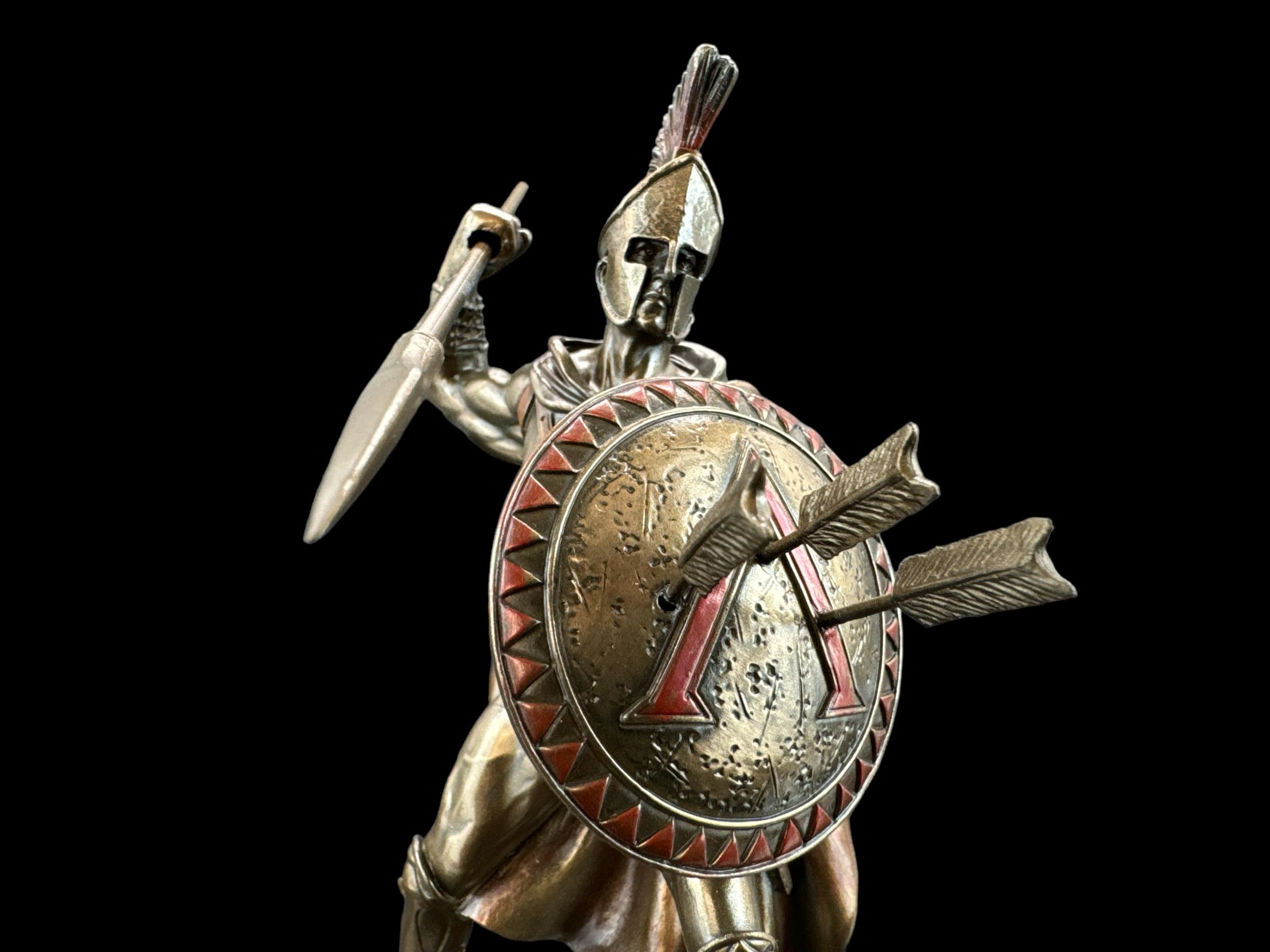 57 SPECIAL REPLICAS Rzeźba dekoracyjna Leonidas – King von Sparty, figurka z brązu jako prezent do salonu, dekoracja figurki, dekoracja