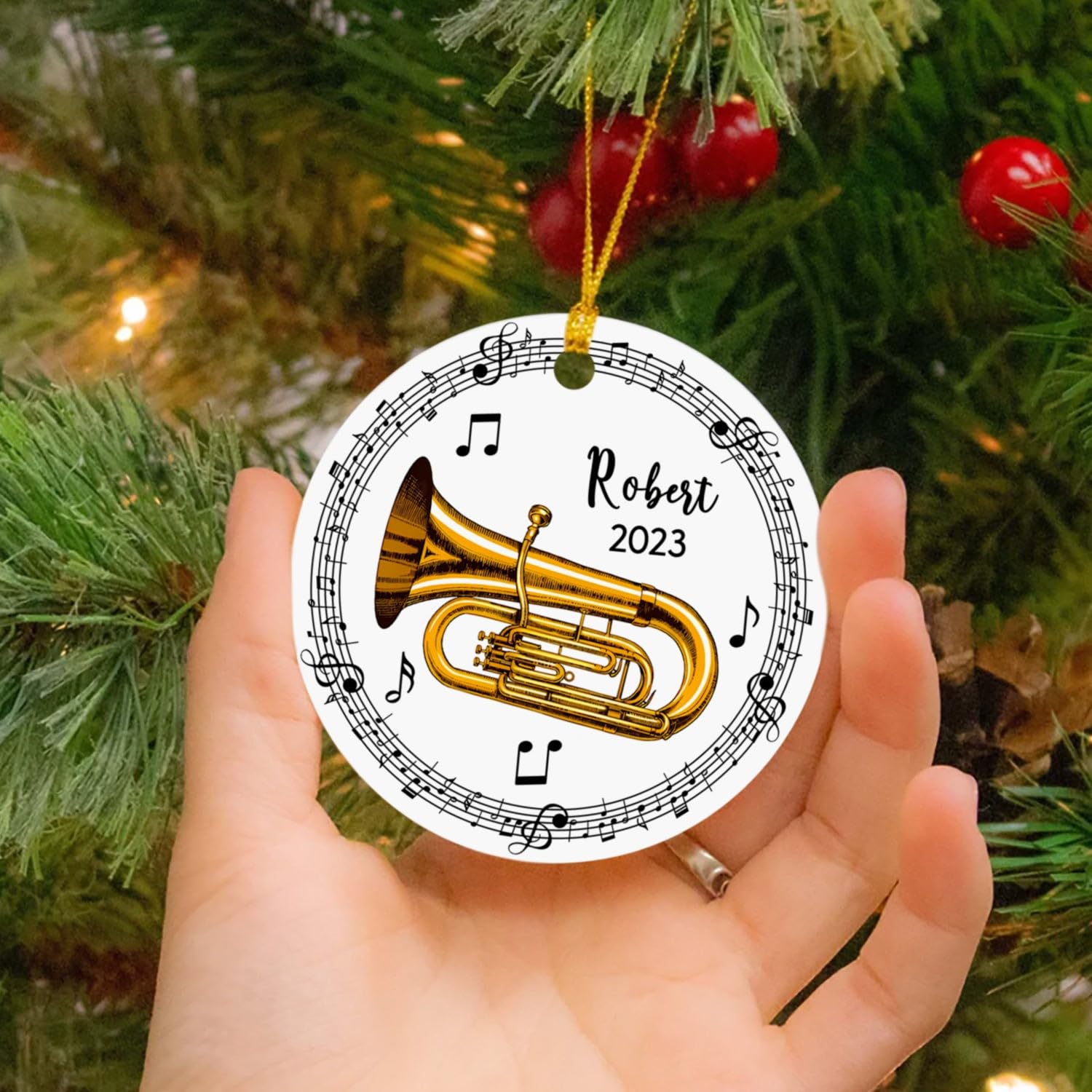 Amazon.com: Tuba Christmas Tree Ornament 2026, Personalized Name & Year Tuba Musical Instrument Ornaments, Tuba Player Gift, Xmas Ornament Gifts for Tuba Instruments Music Lovers, Custom Music Teacher Ornaments : Home &