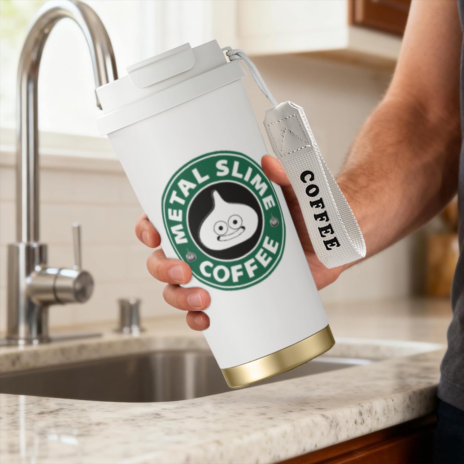 Amazon.co.jp: コーヒーカップ ドラクエ スライム 水筒 魔法瓶 保温
