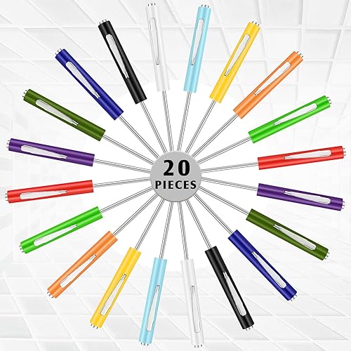 Miniatura 2 de 20 destornilladores de bolsillo, mini tapas y clips de bolsillo, destornillador magnético ranurado, mini destornillador de bolsillo con imán para