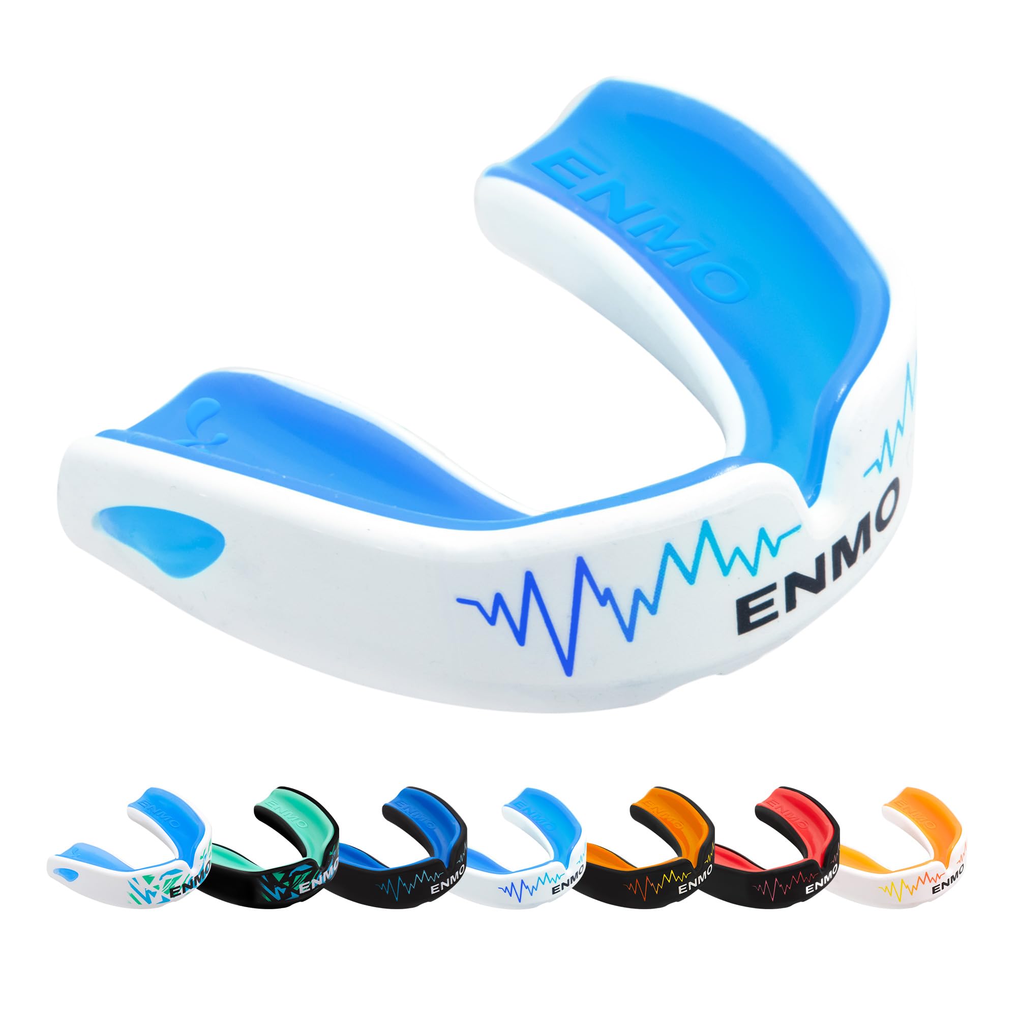 Sponsored Ad – Maxilla Pro Gum Shield - Adult & Junior 10+ Mouth Guard with Case for Rugby, Boxing, Hockey and Contact Sports - Mouthguard with Boil & Bite, Breathing Channel Tech, Triple Layer