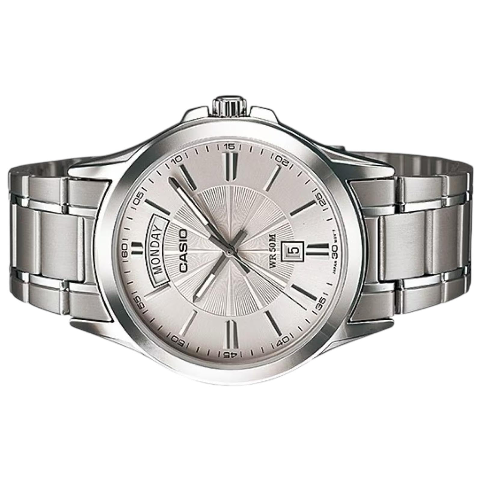 CASIO MTP-1381D-7AVDF - Reloj analógico, Hombre, Color Plata