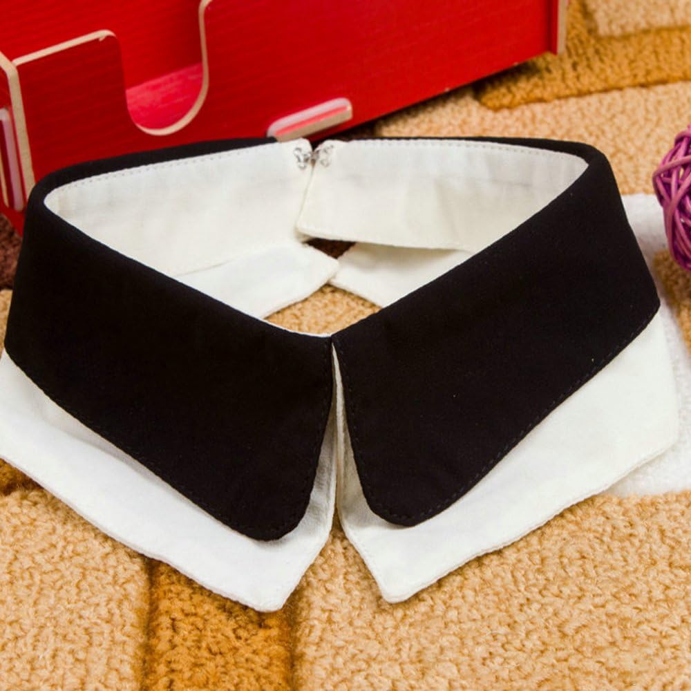 Detachable Fake Collars Vintage Half Shirt Replacement Collar Cloth Accessory image 3