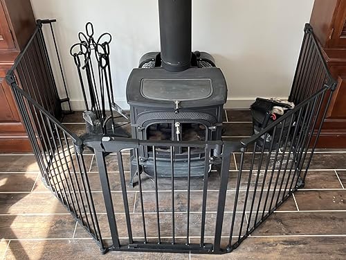 Bonnlo 82-Inch Versatile Safety Gate Metal Baby/Pet — alternate color or size variant on Amazon