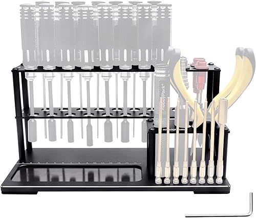 HobbyPark Organizador de destornilladores RC (sin montar) Soporte de destornillador RC Soporte de herramientas RC para Traxxas Arrma Axial SCX10