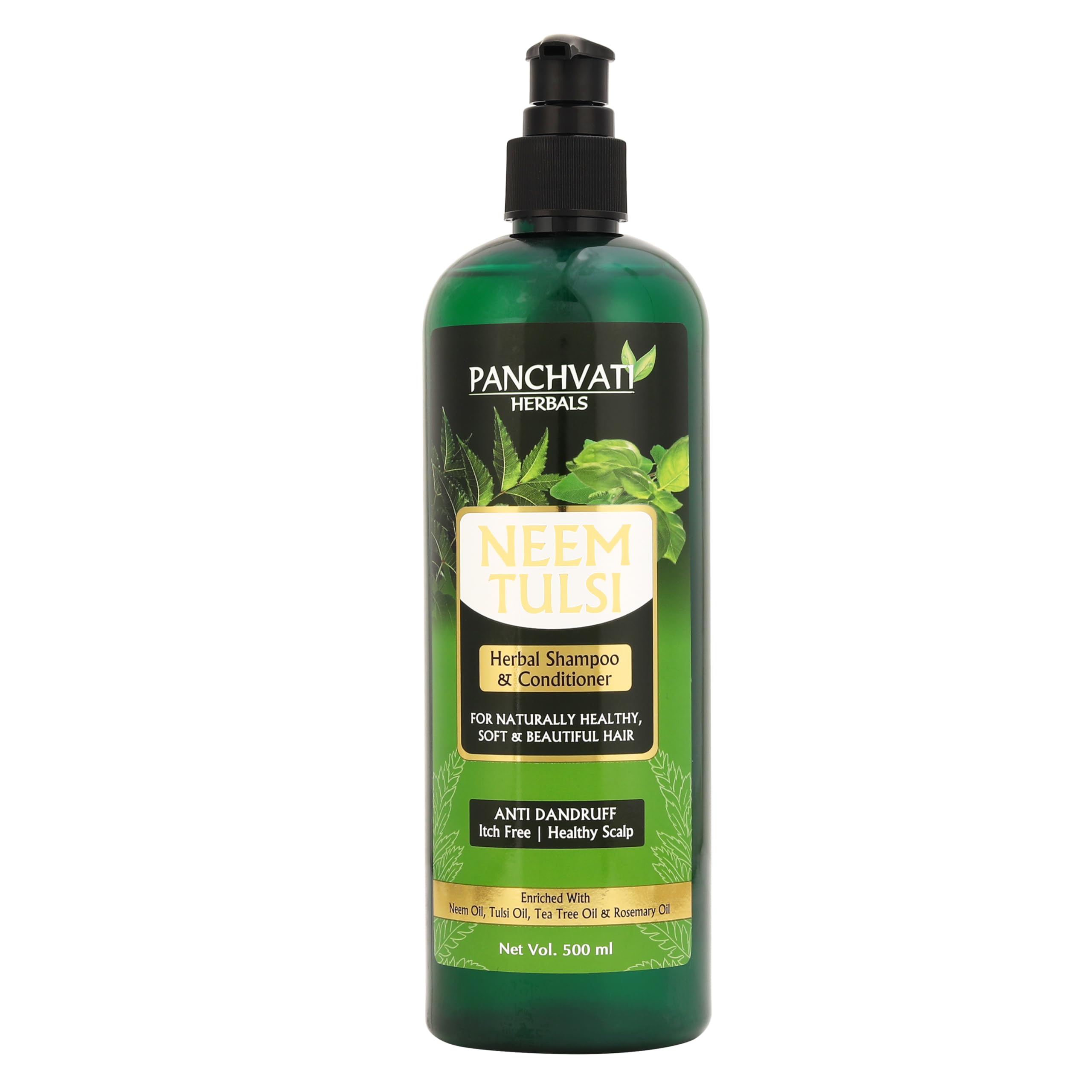 Herbals Neem Tulsi Hair Shampoo helps maintain a perfect balance between healthy growth of the hair Control hair fall 450 ml
