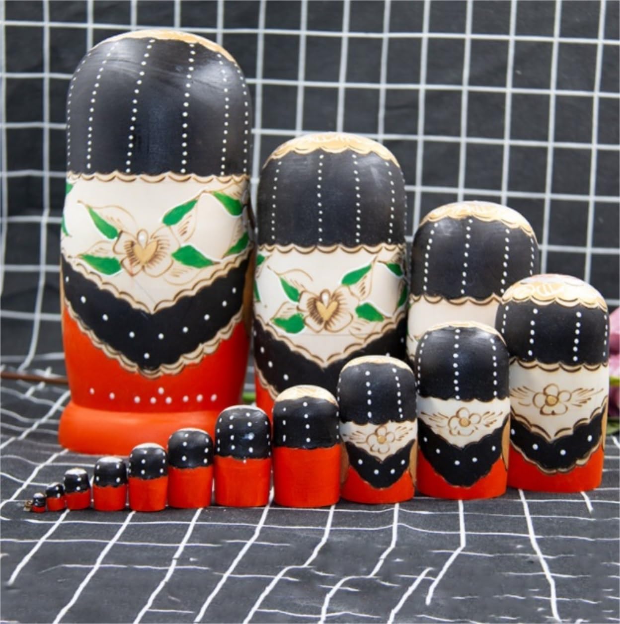 Poupée Russe Poupées Gigognes Mignonnes en Bois Faites À La Main, 15 Couches, Jouet Matryoshka, Cadeaux pour Décoration De Maison Jouet Empilable
