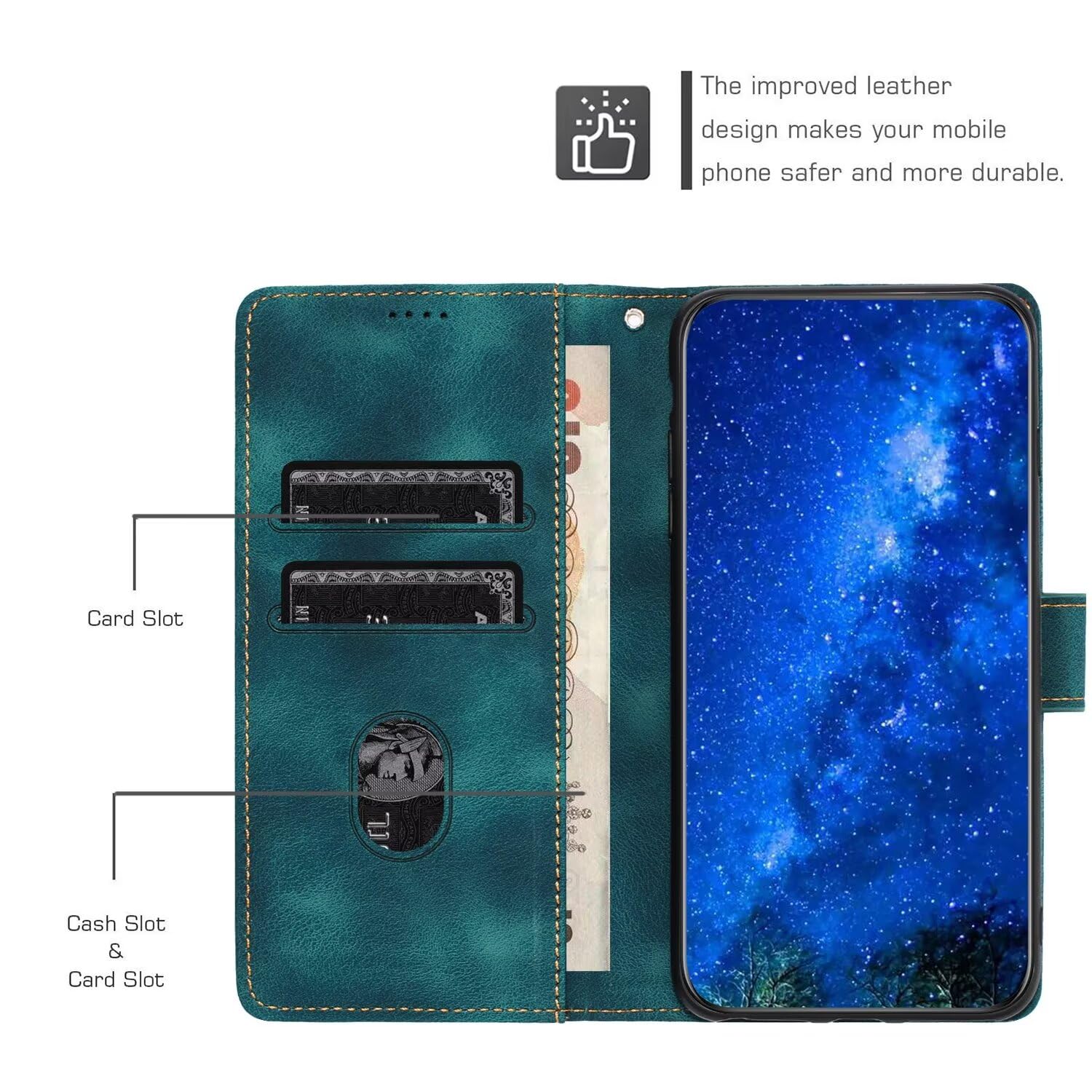 FERLAN Cover a Libro per Oppo Realme C15/ Realme C12/ C25 Custodia cintura 9 slot per schede,Protettiva Caso PU Premium Folio in Pelle Magnetica Flip Wallet Case con Portafoglio,Viola