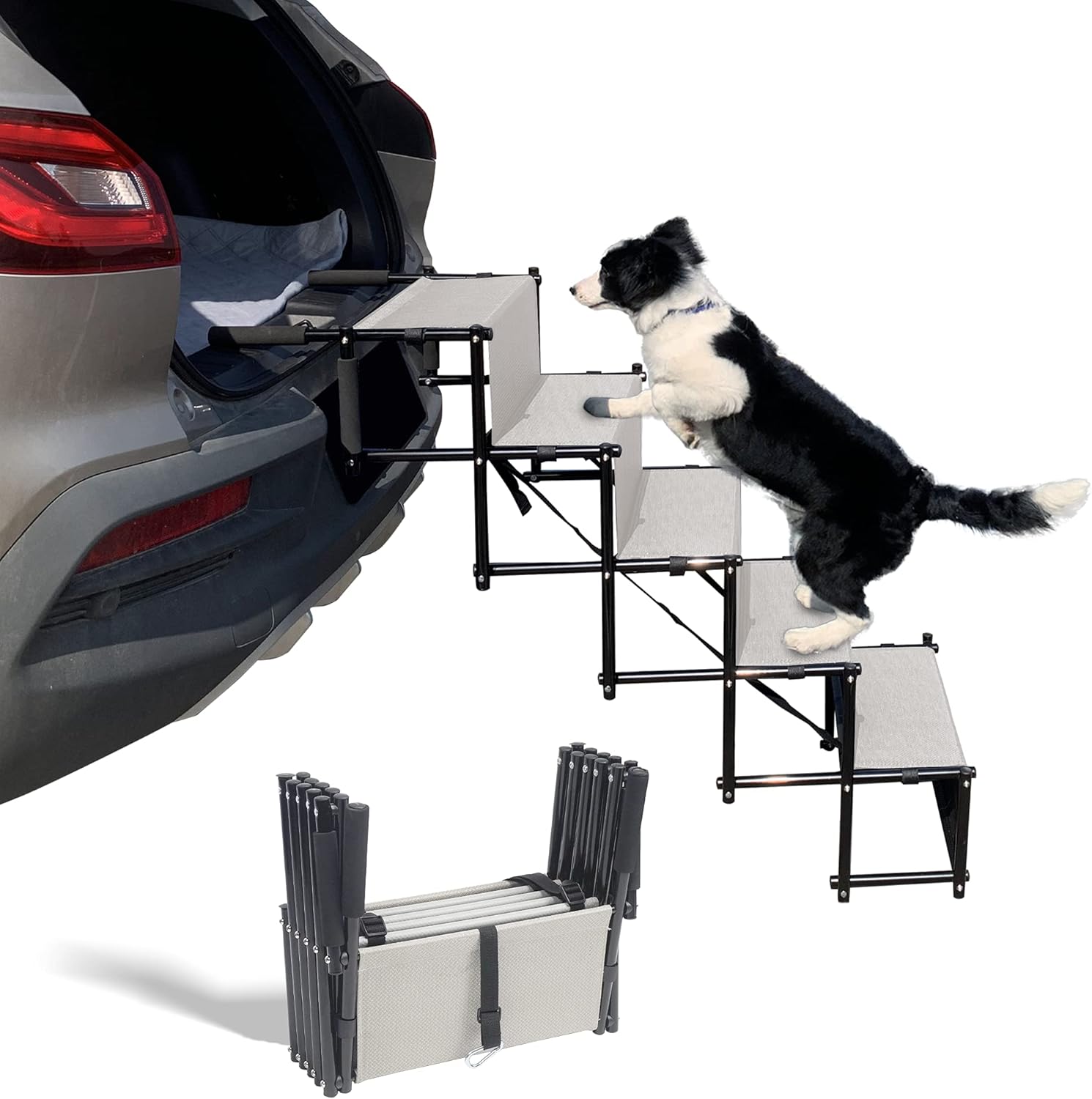 maxpama Increased Nonslip Dog Car 5 Steps for SUV, Trucks