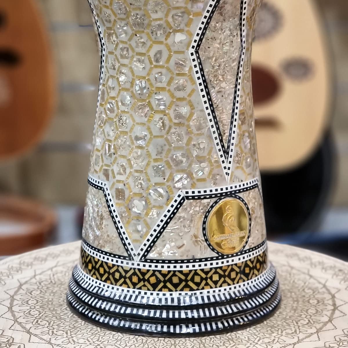 Derbouka egipcia, modelo Aixite rojo – Música Oriental, Bellydance – Gawharet El Fan