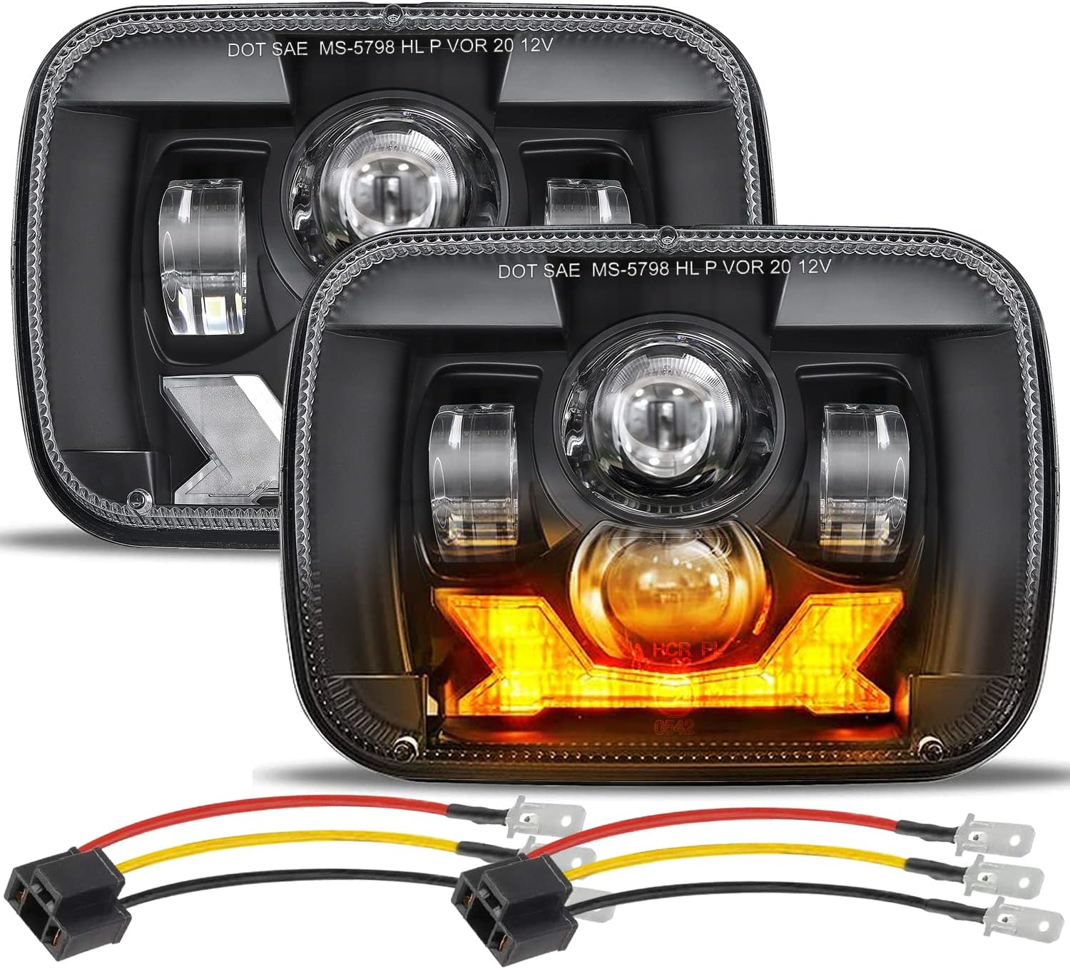 MGLLIGHT New DOT Approved 5x7 Led Headlights 7x6 LED New Zealand Ubuy
