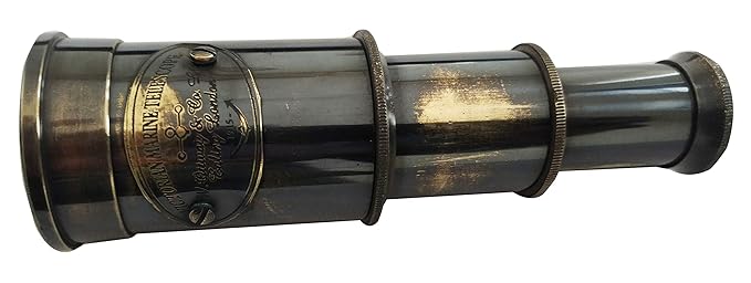 Artshai 4.5 inch Antique Pocket Telescope Vintage Style Telescope