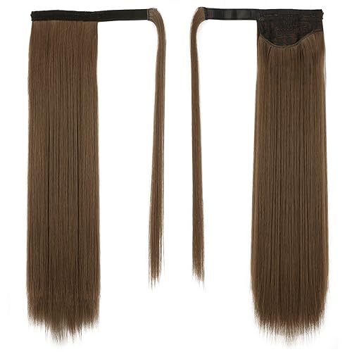 Miniatura 88 de BARSDAR Short Straight Ponytail Extension - 14 Inch Drawstring Black Ponytail Hair Extensions for Women - Synthetic Fake Pony Tails Hairpieces Clip