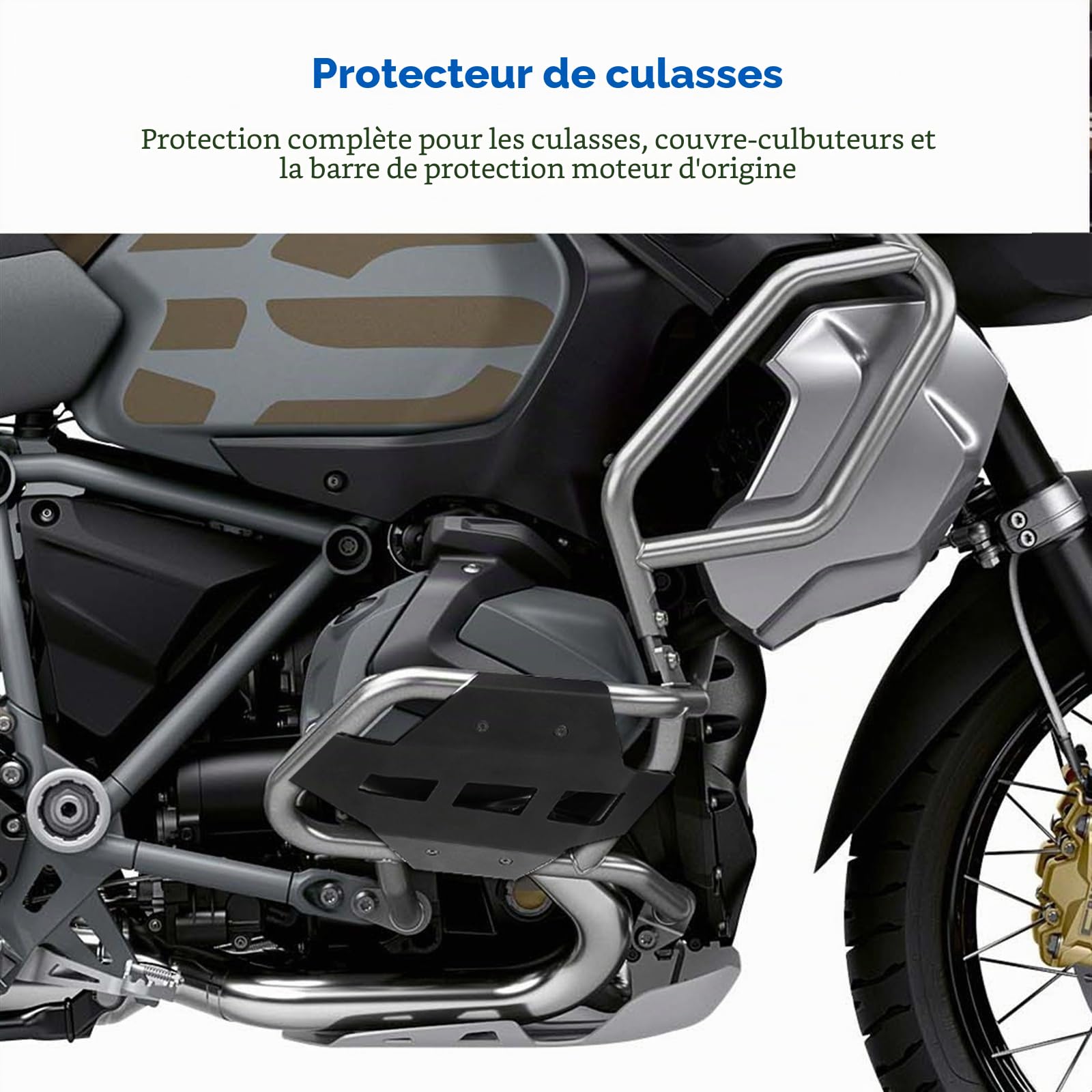 Fireleopard Couvercle de Protection de Culasse, Protection de Moteur Compatible avec BMW R 1250 GS ADV 1250GS R1250GS Adventure 2022 2021 2020 2019