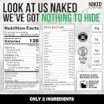 NAKED Whey Isolate Protein - Only 2 Ingredients, 30g Grass-Fed Protein, Unflavored, Undenatured, No GMO, No Soy, Gluten-Free, No Preservatives - 28 Servings