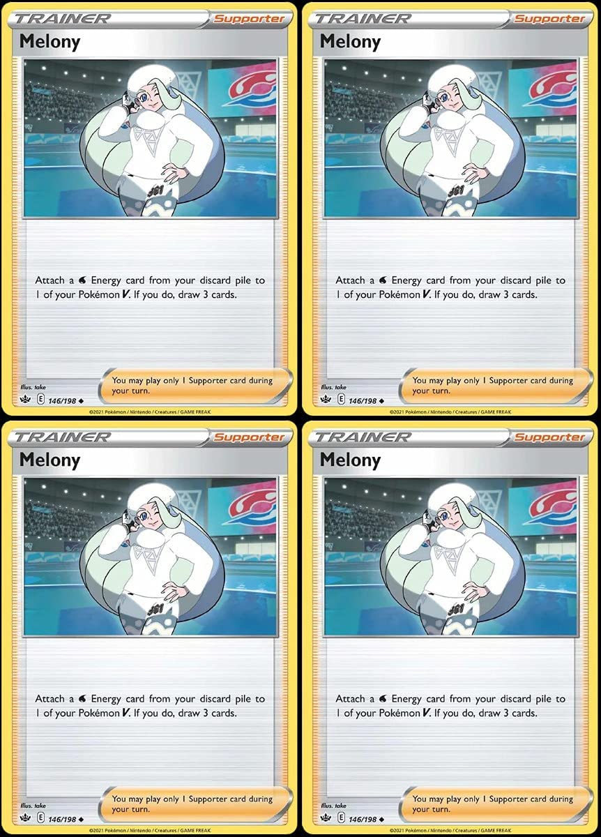 Amazon.com: Melony 146/198 - Chilling Reign - Pokemon Trainer Card Lot