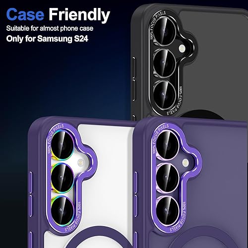 Vista 1155 de para Samsung Galaxy Z Flip 7 Protector de Lente de Cámara, Cubierta de Lente de Vidrio Templado con Anillo de Metal Individual, [Fuerte Adhesión] 1