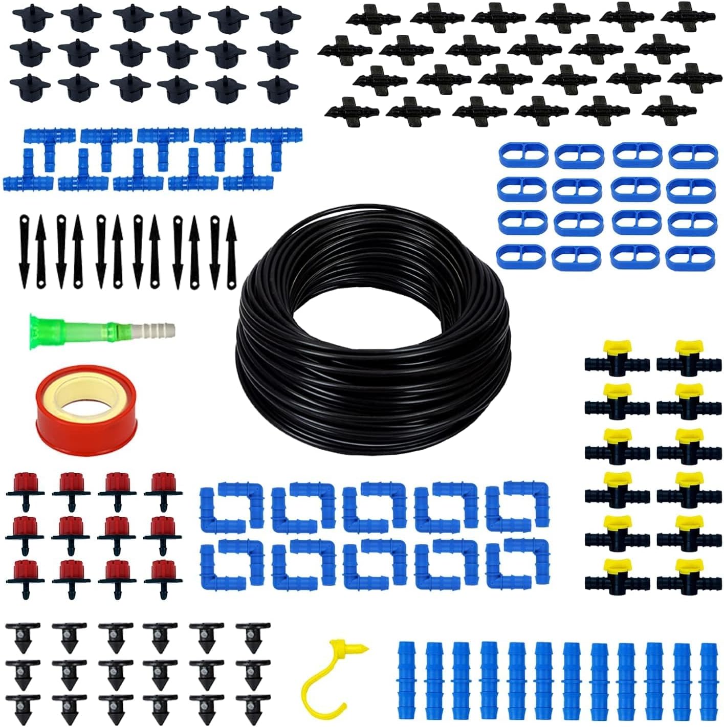 Cinagro Plants Drip Irrigation Kit (150 Plants Kit) Watering Kit for Home Garden, Farming & Agriculture Purposes
