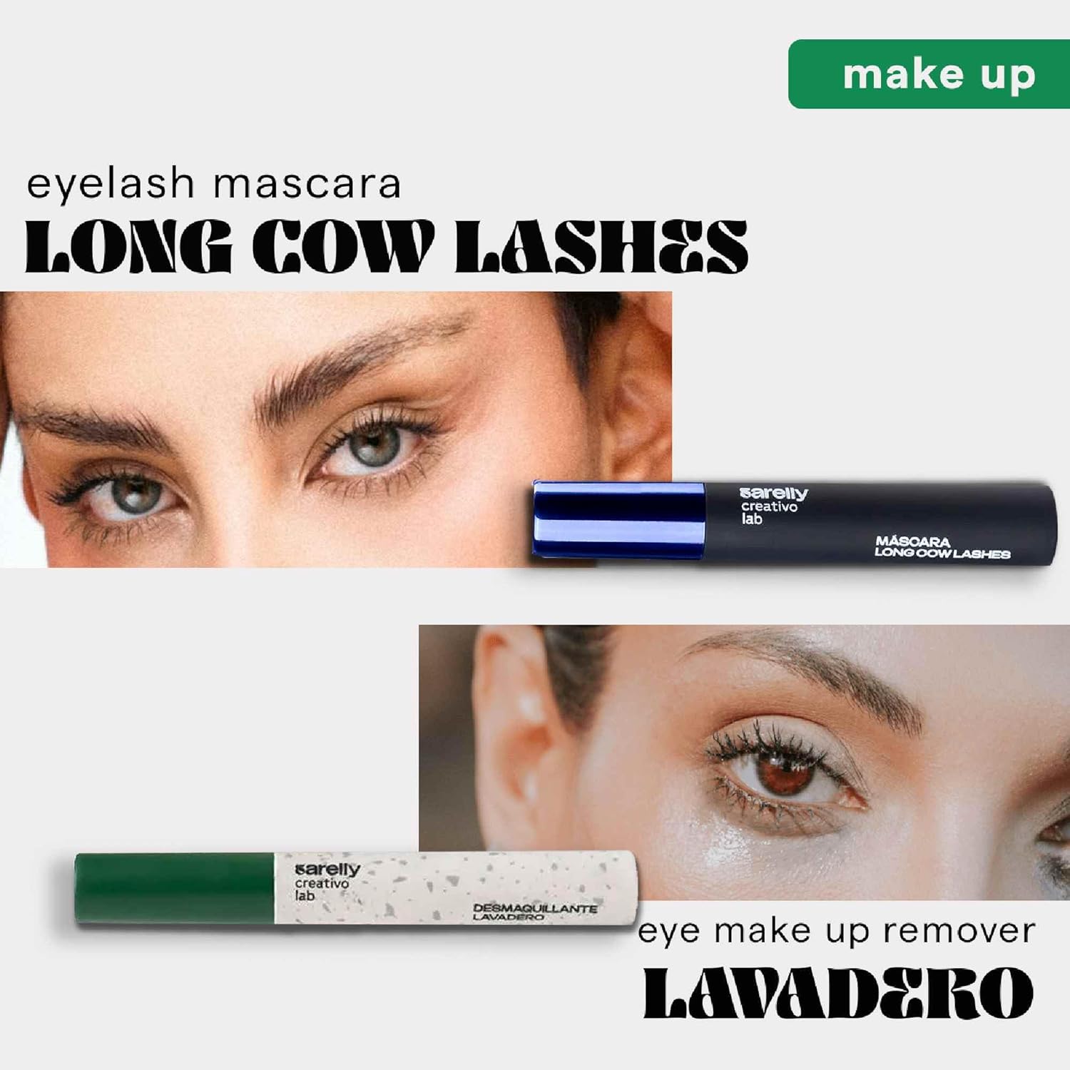 SARELLY CREATIVO LAB | Mascara & Eye Makeup Remover Kit Travel Essential Make Up Waterproof Skin Care Beauty Cute Stuff image 2 of 10 B0D4F8NHHY