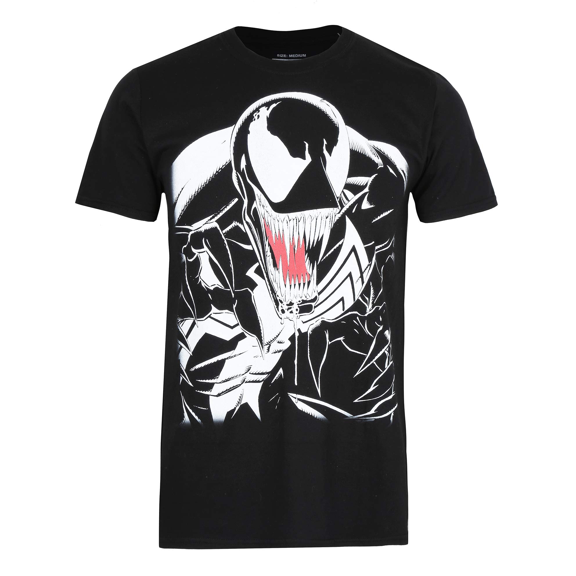 Marvel Men's Venom T Shirt, Black (Black Blk), S UK
