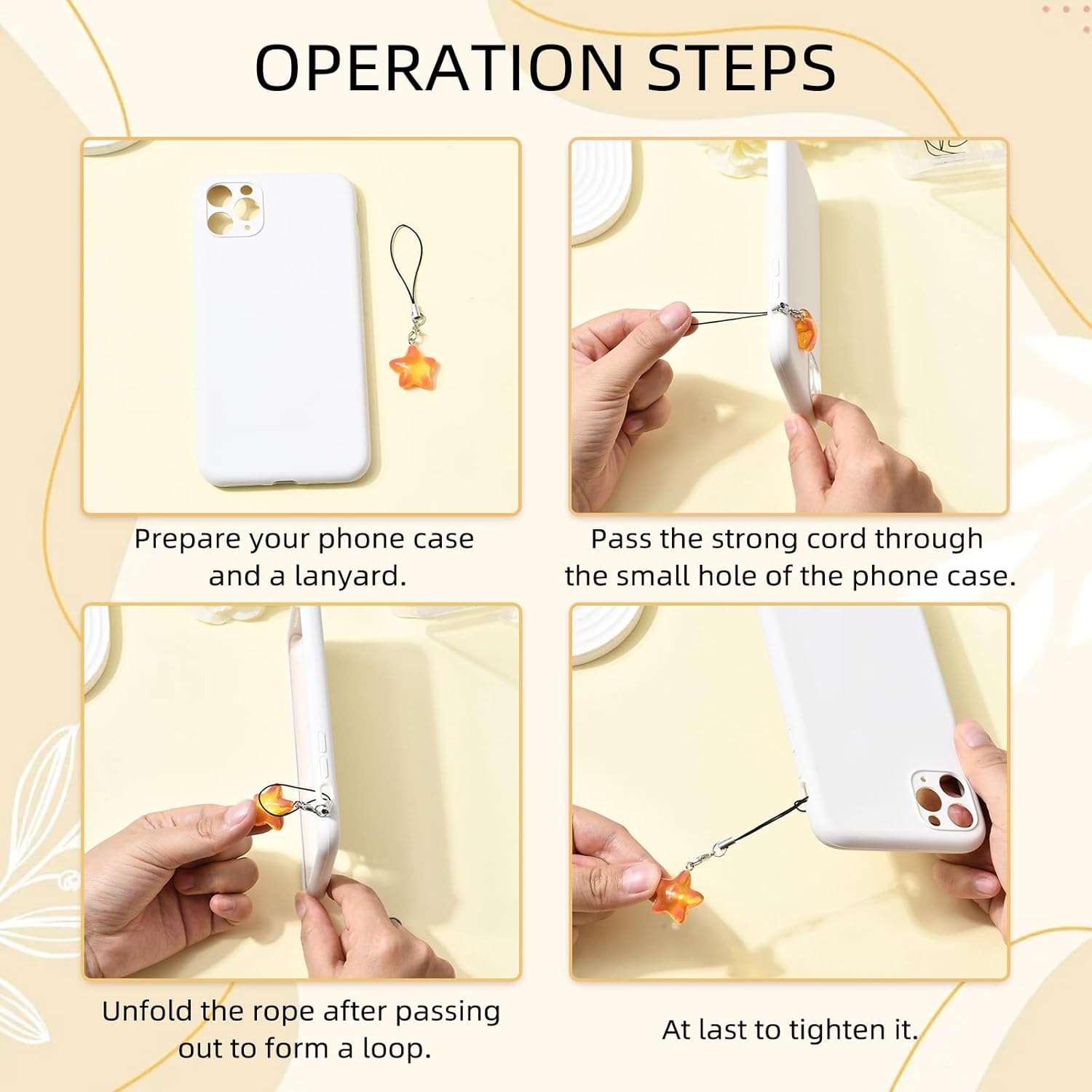 Phone Charms Y2K Resin Aesthetic Cell Phone Strap for Bag Camera Keychain Wallet Pendants Decor - Image 4