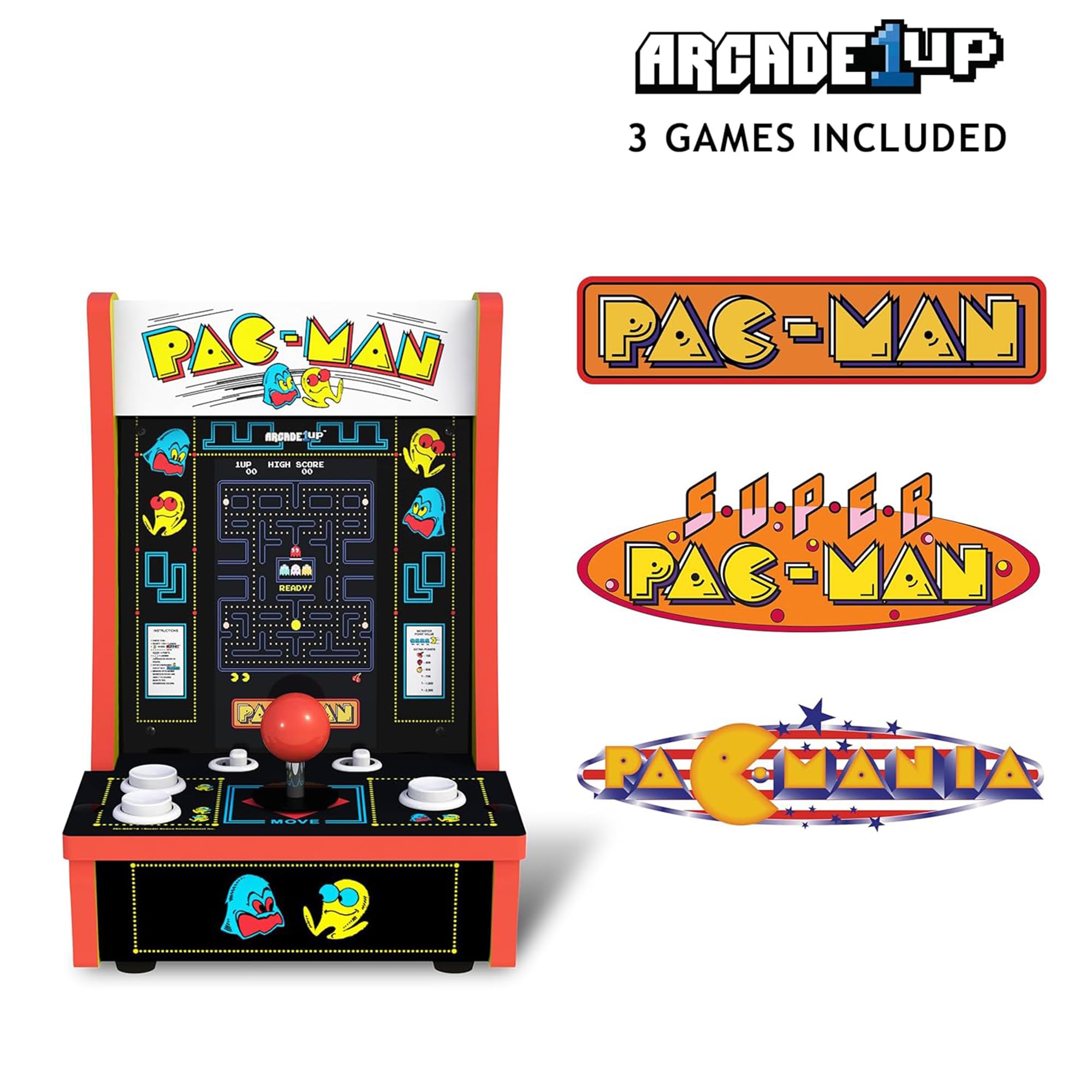 Amazon.com: Arcade1Up Pac-Man Countercade Countertop Arcade