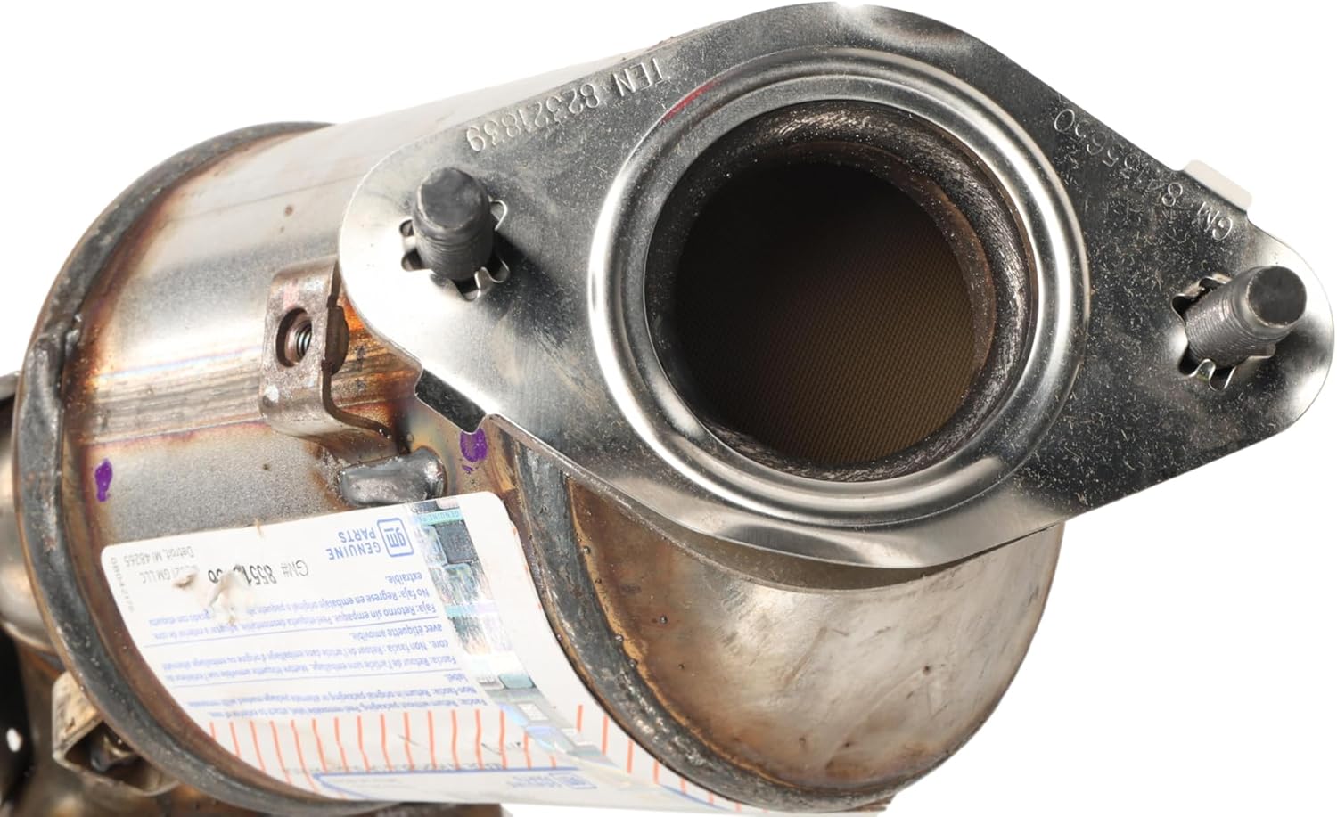 GM Genuine Parts 85513036 Passenger Side Warm Up Three-Way Catalytic Converter with Exhaust Pipe