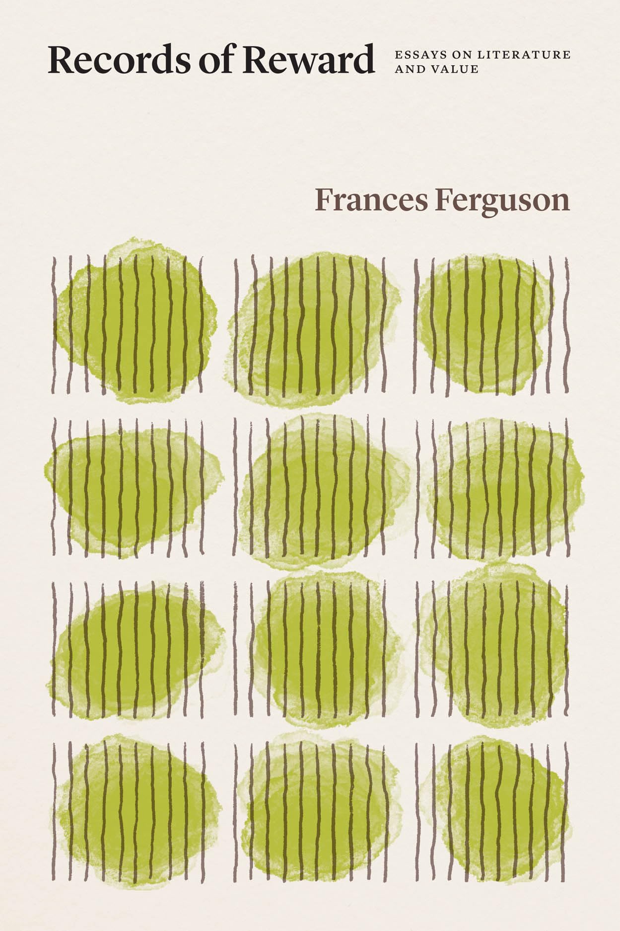 Records of Reward: Essays on Literature and Value (Thinking Literature)
