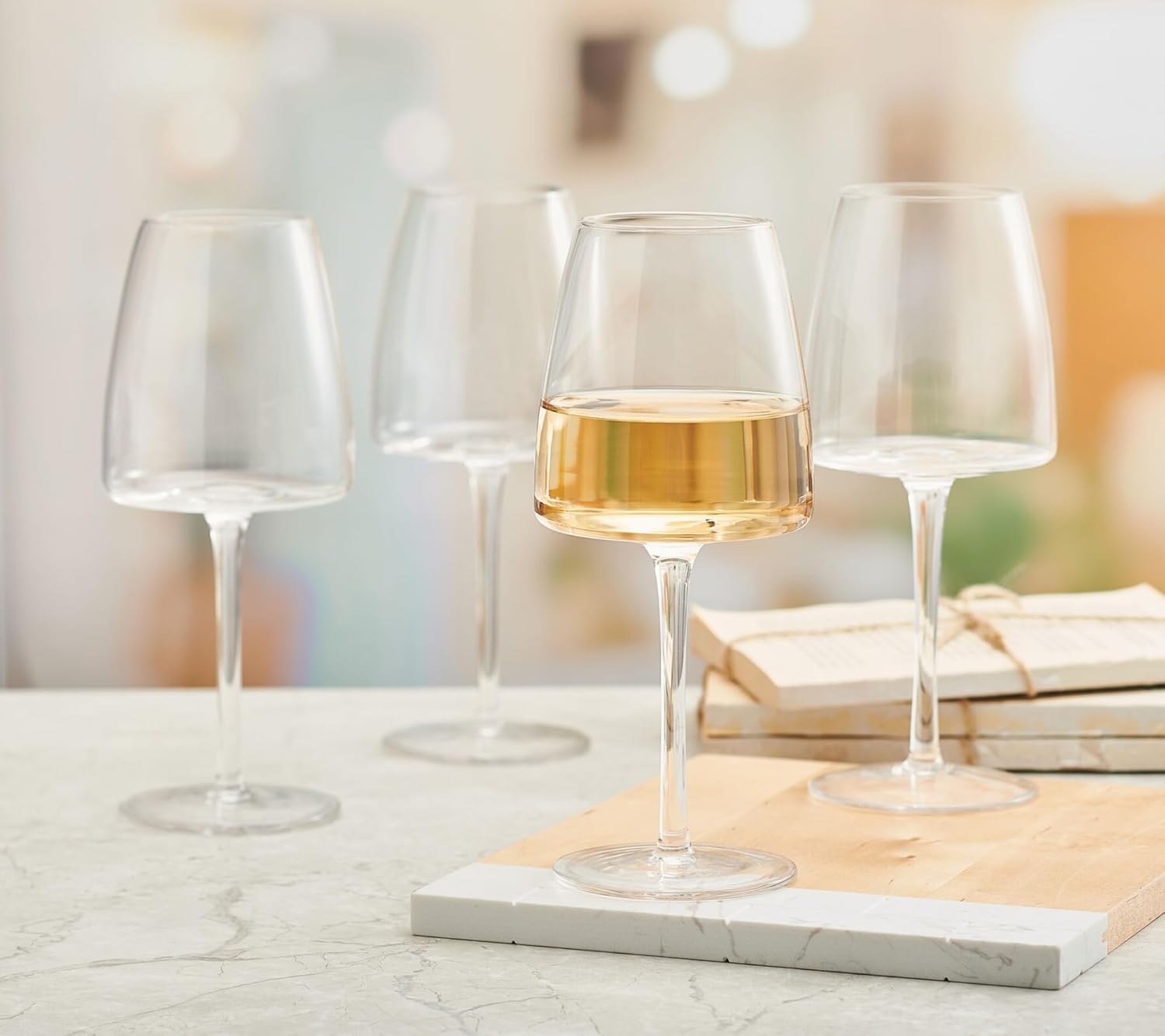 Mikasa Cora Set Of 4 White Wine Glasses - Image 5