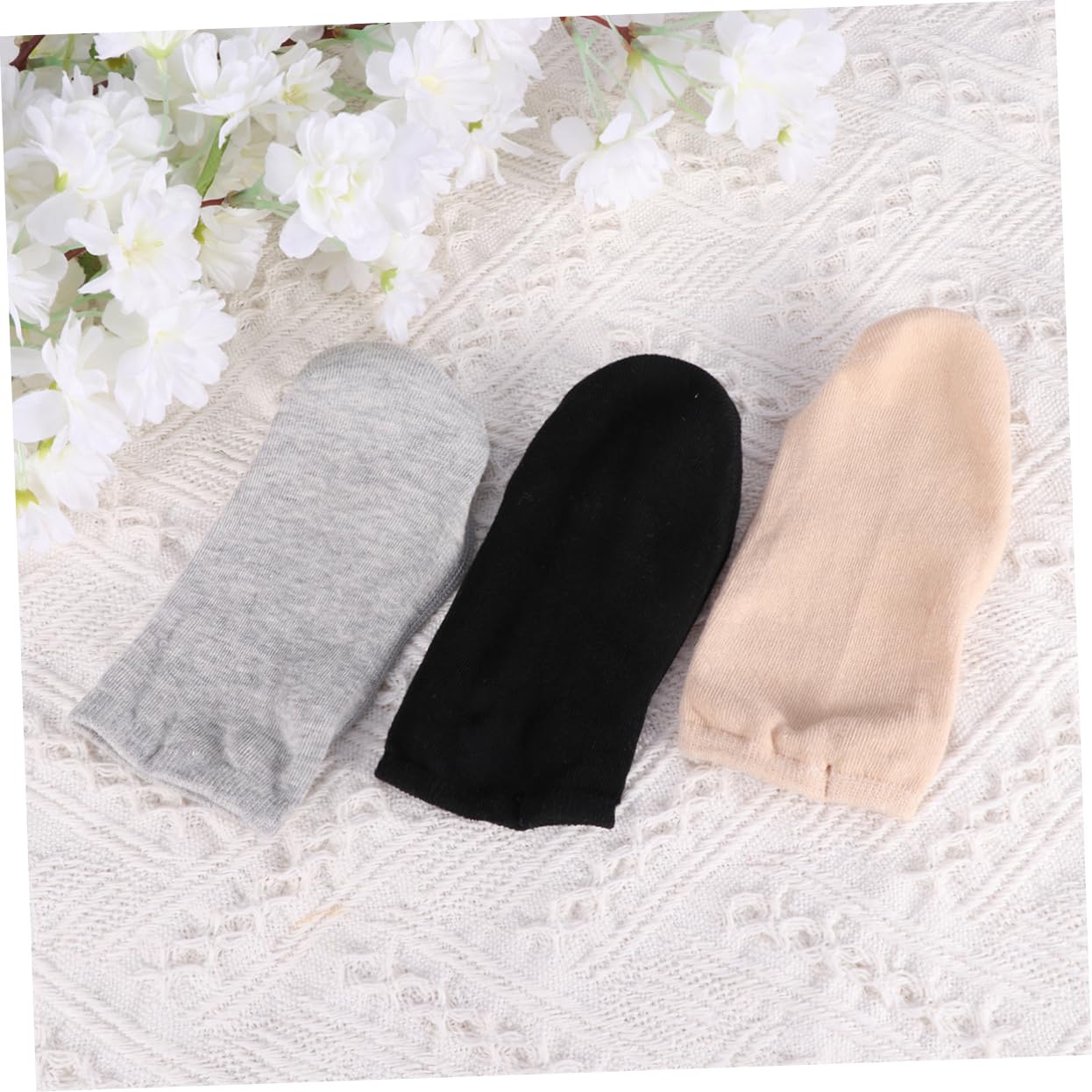 SHERCHPRY 18pares Calcetines Invisibles Antideslizantes De y Paquete Gris Negro Perfectos Para Verano y