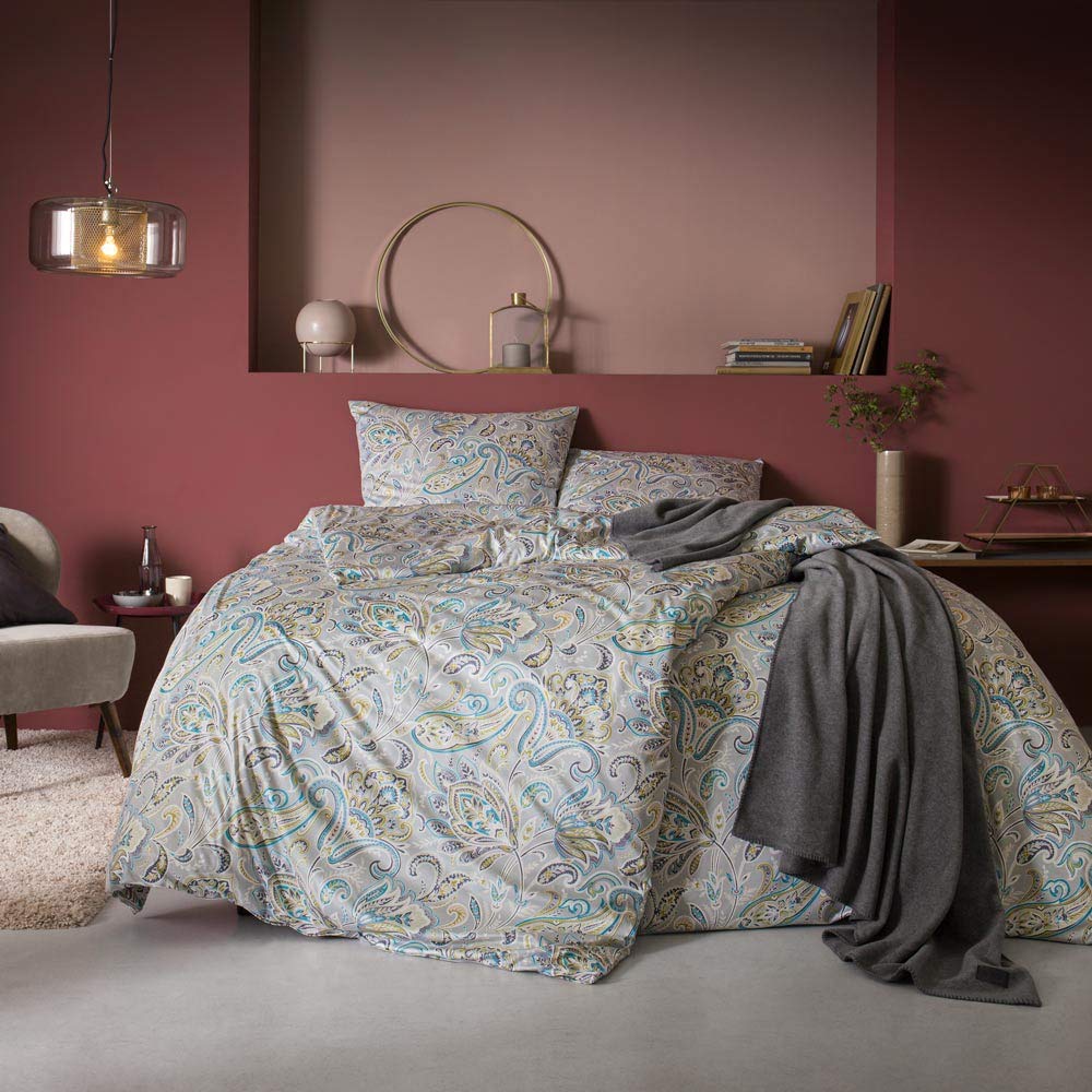 ESTELLA Mako-Interlock-Jersey Bettwäsche Milano Silber