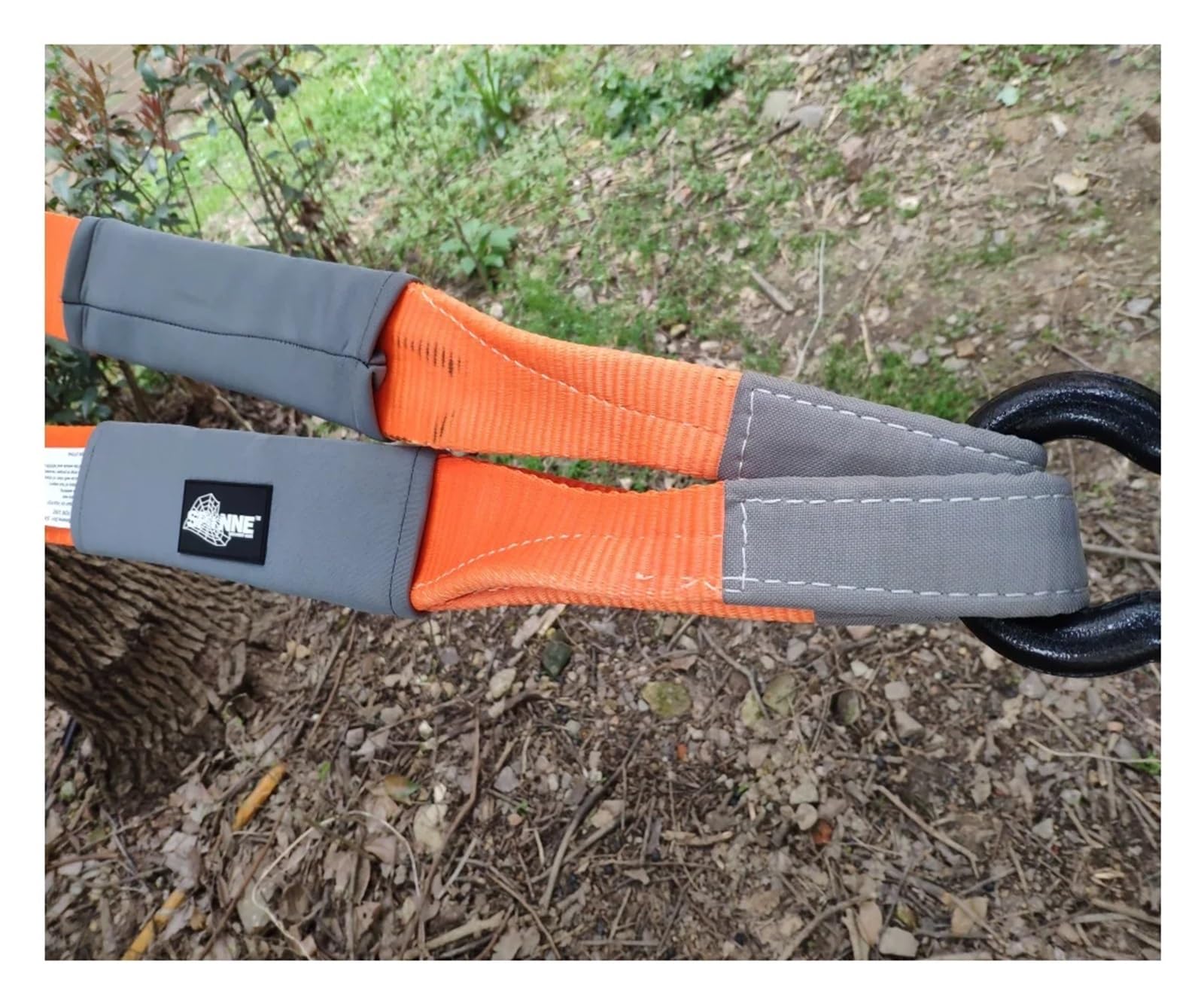 1pc 9m12 Tons Heavy Duty Car Recovery Tow Strap Towing Rope