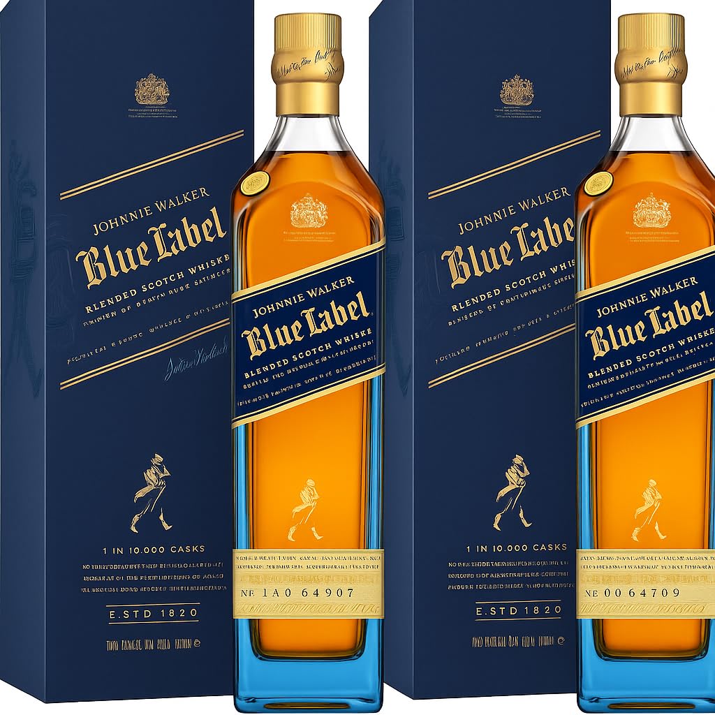 Johnnie Walker Blue Label (2 x 70cl) | Blended Scotch Whisky | 40