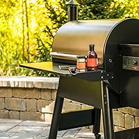 Vista 7 de Estante frontal plegable Stanbroil para parrilla de pellets Traeger Pro 780 Ironwood 885, reemplazo de accesorios de parrilla para estante plegable
