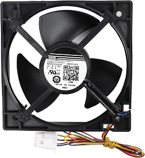 WR60X10340 Refrigerator Evaporator Fan Motor Compatible with GE Freezer Cooling Fan U11P14MS7A3-57A611 239D1371P001 Replaces AP6891698 PS12727431 EAP12727431 Size: 4.4 x 4.4 Inch
