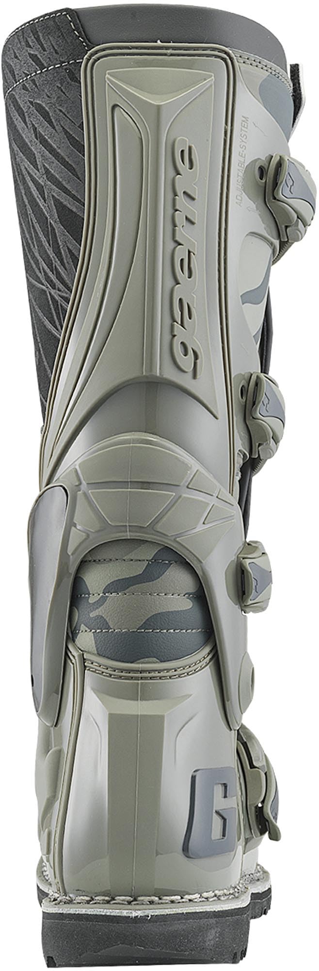 Gaerne Fastback Enduro Motocross Stiefel, grau/grün, 46 | Leder