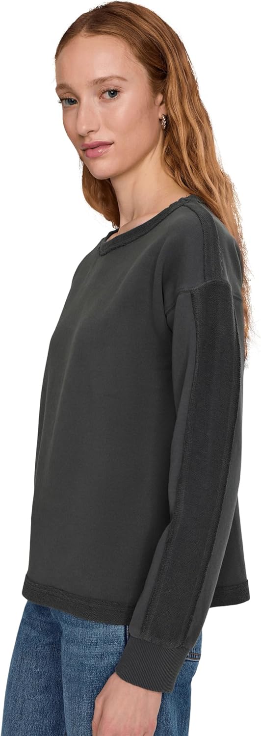 Mod-O-Doc womens Long Sleeve Reverse Seams Sweatshirt - Image 3