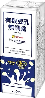 by Amazon マルサン 有機豆乳無調整 200ml×24本