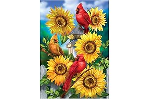 Stunning Diamond Art Masterpiece: Capture the Vibrant Hues of Sunflowers with KEUASDV